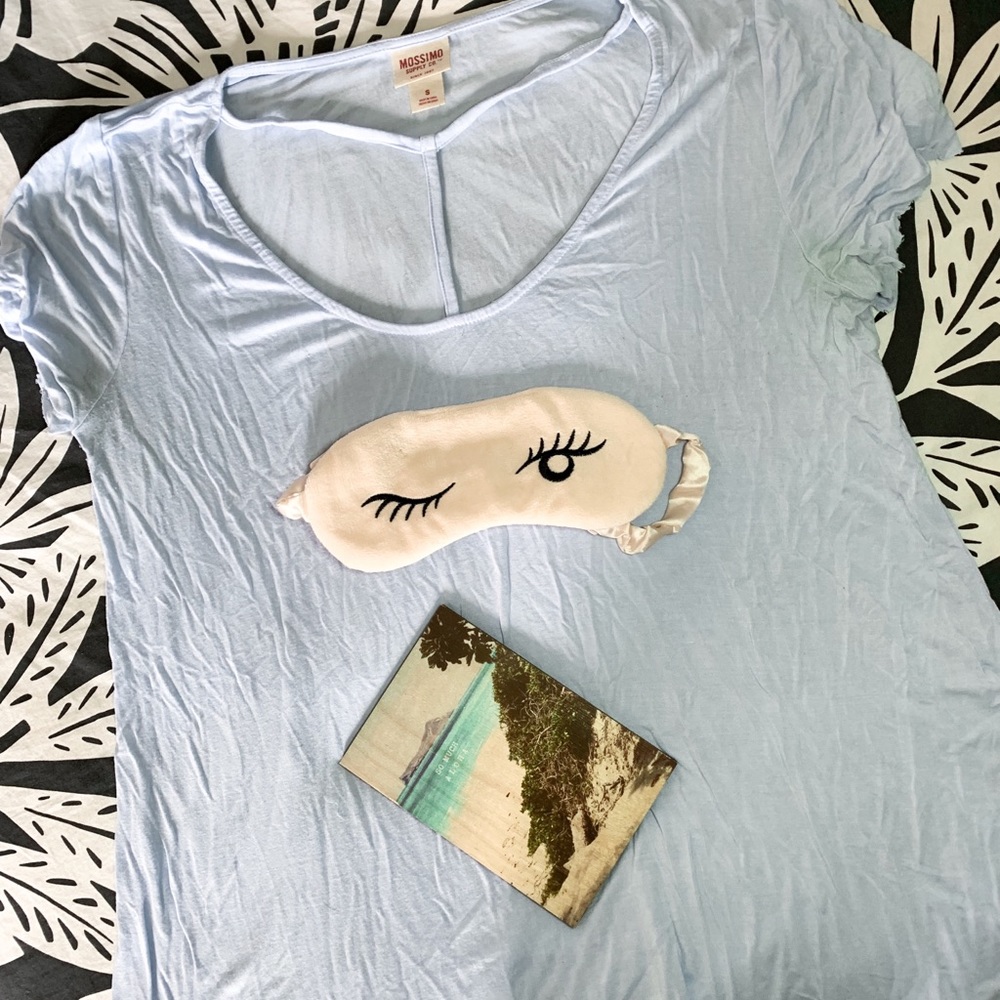 Blue chocker T-shirt